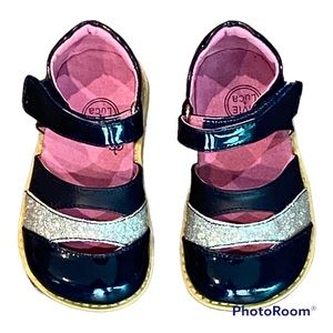 Livie & Luca Sundae Navy Patent 6